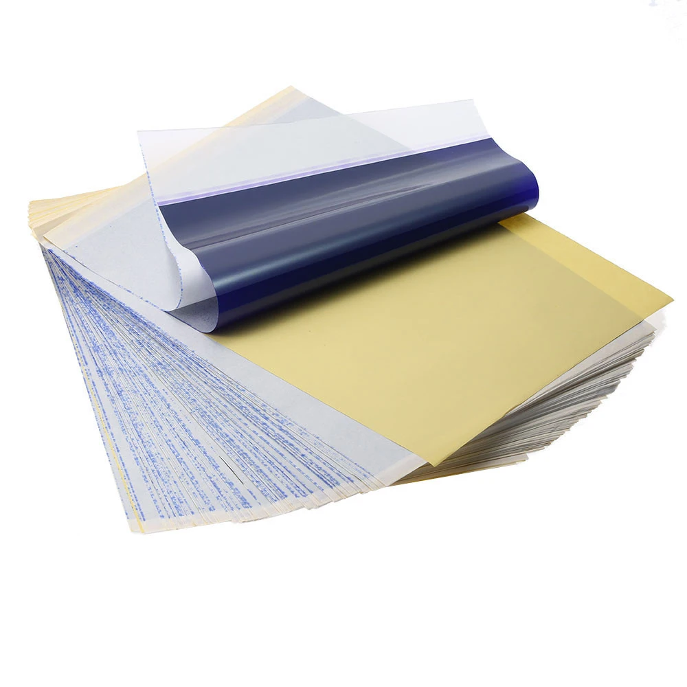 BMX 100 pcs 4 Layers Tattoo Thermal Stencil Paper Transfer Paper A4 Size Copy Carbon Tracing Paper
BMX 100 pcs 4 Layers Tattoo Thermal Stencil Paper Transfer Paper A4 Size Copy Carbon Tracing Paper