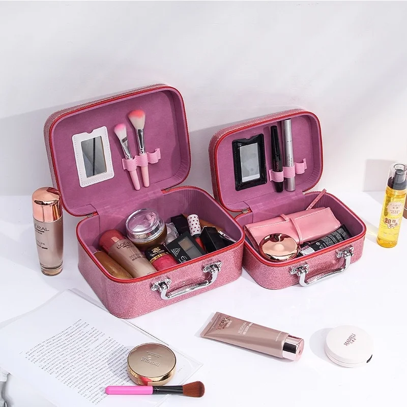 New Cosmetic Set Case Makeup Bag 26.2 X 15.2 10.2 Cm Maquillajes Cosmeticos Trousse Maquillage Logo Traveling, Colors
New Cosmetic Set Case Makeup Bag 26.2 X 15.2 10.2 Cm Maquillajes Cosmeticos Trousse Maquillage Logo Traveling, Colors