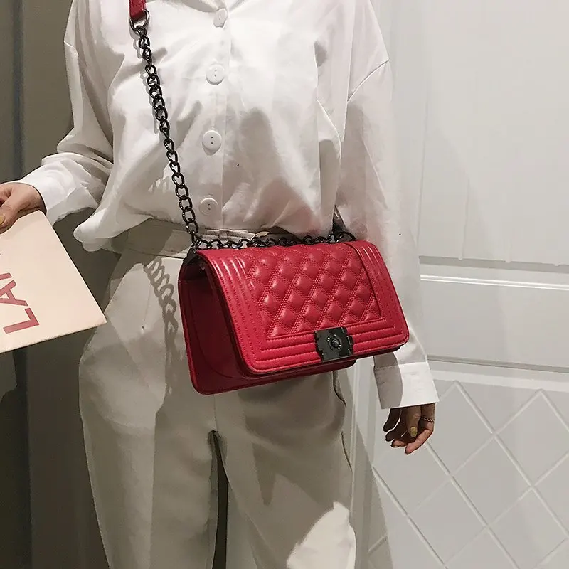 Female Bag 2021 New Fashion Rhombus Embroidery Thread Chain Bag Factory Direct Sales American Shoulder Bag, White, yellow, red, purple, blue, black, pink, gray
Female Bag 2021 New Fashion Rhombus Embroidery Thread Chain Bag Factory Direct Sales American Shoulder Bag, White, yellow, red, purple, blue, black, pink, gray