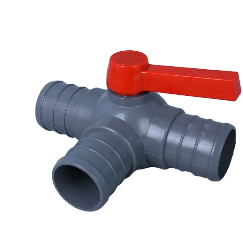 Main belt ball PVC valve three-way soft belt hose tee connector soft belt equal diameter tee
Main belt ball PVC valve three-way soft belt hose tee connector soft belt equal diameter tee