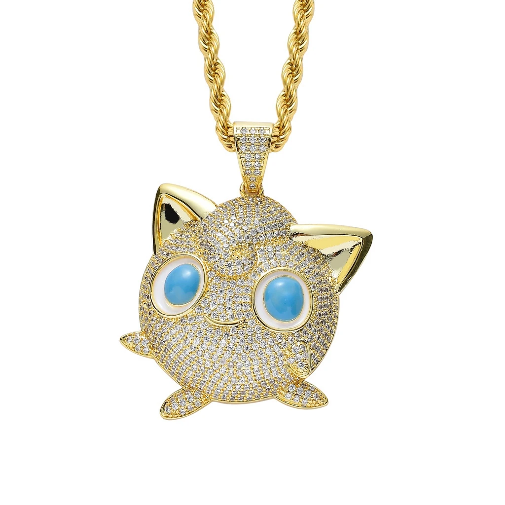 European and American copper micro-inlaid zircon hip-hop jewelry cute cartoon pendant
European and American copper micro-inlaid zircon hip-hop jewelry cute cartoon pendant
