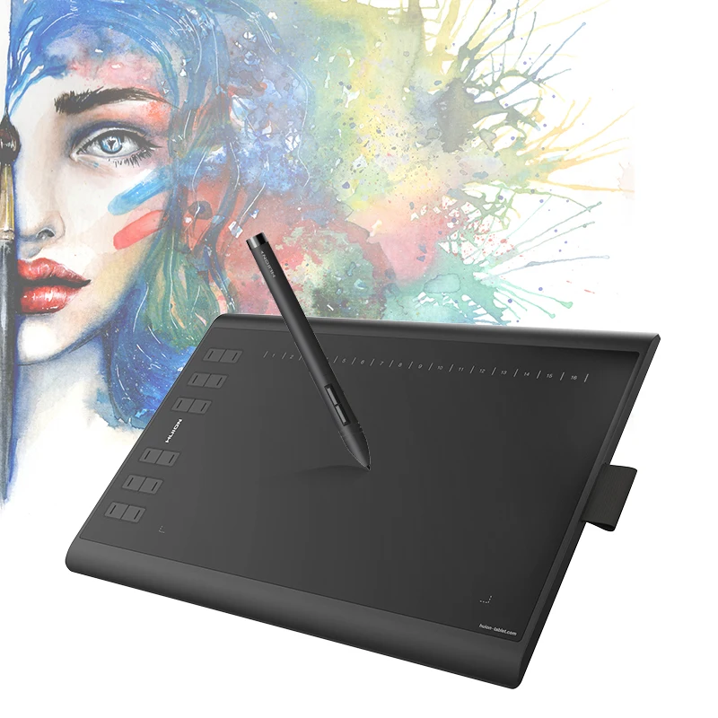 Huion best 10x6 Inches 8192 Levels new1060plus Digital Drawing Tablet for design/kids/education