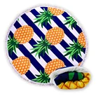 Large Weighted Microfiber Sublimation Beach Towel
