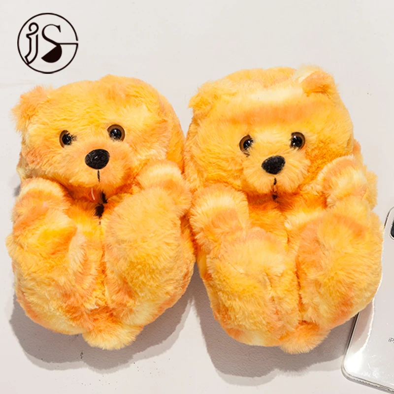 Wholesale Price Lovely teddy bear slippers Customized Colors Furry Women Teddy Bear Fur Slides Kid Bear Slippers
Wholesale Price Lovely teddy bear slippers Customized Colors Furry Women Teddy Bear Fur Slides Kid Bear Slippers