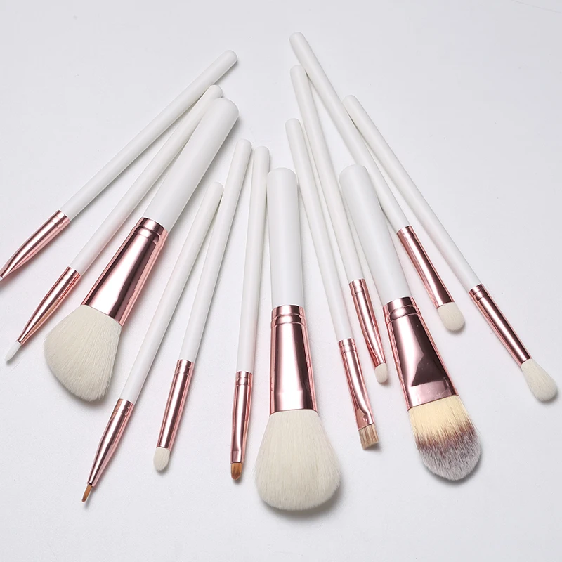 HXT-016 cute rose gold makeup brushes private label white handle custom professional brushes makeup
HXT-016 cute rose gold makeup brushes private label white handle custom professional brushes makeup