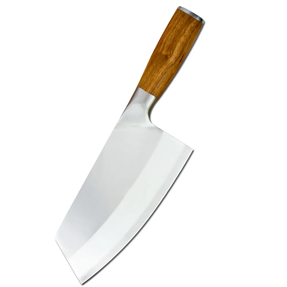 High Quality 8 Inch Stainless Steel Heavy Duty German Knives Kitchen Cleaver Knife With Wood Handle
High Quality 8 Inch Stainless Steel Heavy Duty German Knives Kitchen Cleaver Knife With Wood Handle