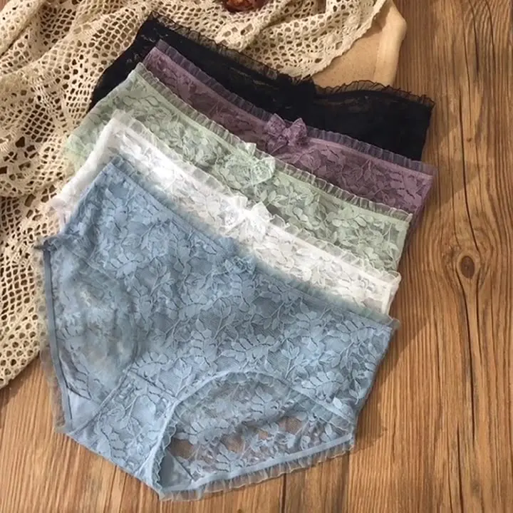 UNICE low MOQ wholesale leaves embroidery transparent girls underwears lace panties sexy lingeries women's panties for everyday, 5 colors in stock
UNICE low MOQ wholesale leaves embroidery transparent girls underwears lace panties sexy lingeries women's panties for everyday, 5 colors in stock
