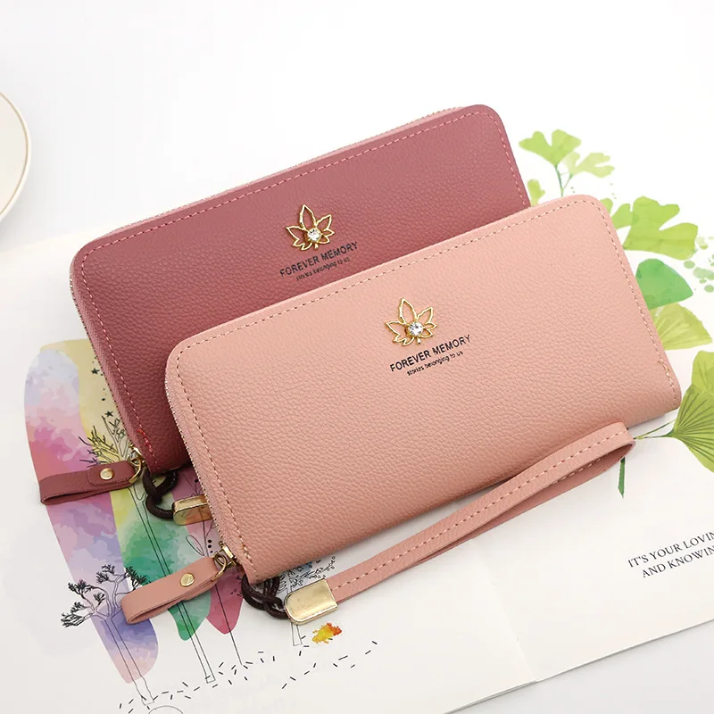 Brand Ladies Leather Wallet Card Holder Clutch Purses Bag Coin Purse Zipper Women Slim Wallets
Brand Ladies Leather Wallet Card Holder Clutch Purses Bag Coin Purse Zipper Women Slim Wallets