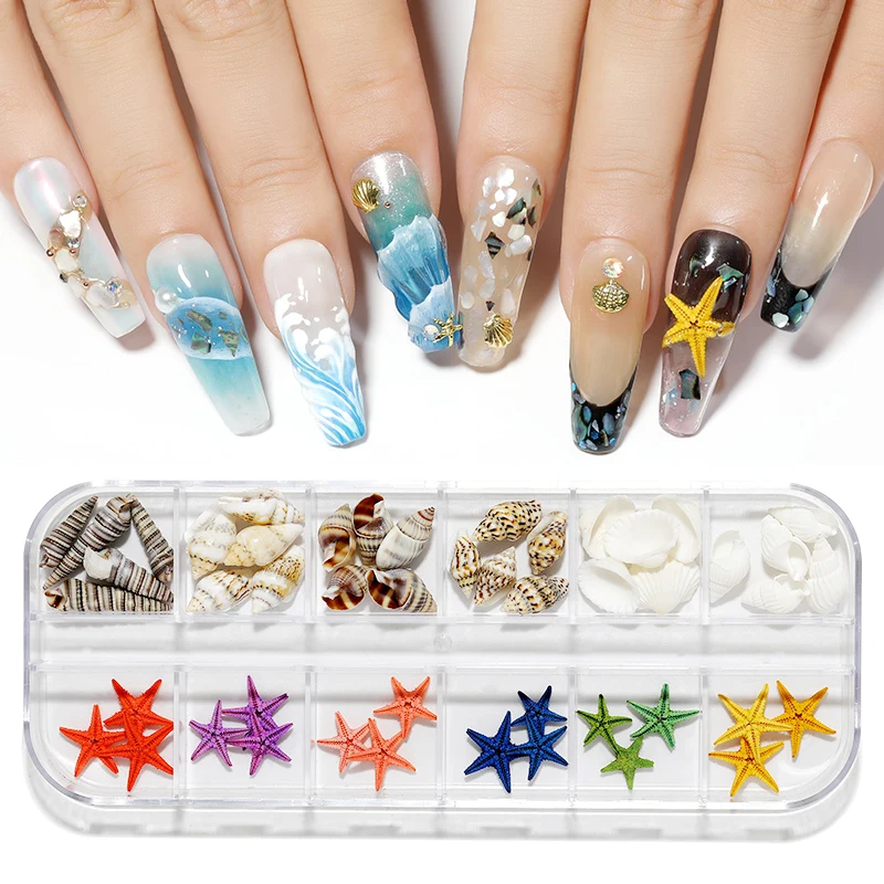 nails art trendy 2021 100% natural starfish summer Nail Art craft sand shell stars 12 grid set nail 3D Decoration accesories, 18 colors
nails art trendy 2021 100% natural starfish summer Nail Art craft sand shell stars 12 grid set nail 3D Decoration accesories, 18 colors