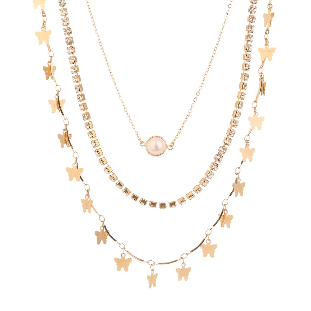 Stainless Steel Gold Silver Personalized Custom Cuban Chain butterfly choker necklace For Women Jewelry Set, As pic
Stainless Steel Gold Silver Personalized Custom Cuban Chain butterfly choker necklace For Women Jewelry Set, As pic