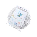 Soft cute baby 100% cotton gauze bath sweat absorbing towel