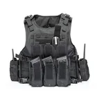 Yakeda cheap SWAT police custom camo molle army anti bullet proof combat military tactical bulletproof vest for sale