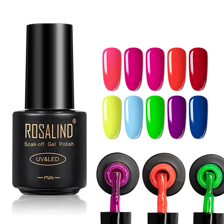 Rosalind oem custom logo nails art neon colors bright gel varnish semi permanent uv/led light gel polish for wholesale, 10 colors
Rosalind oem custom logo nails art neon colors bright gel varnish semi permanent uv/led light gel polish for wholesale, 10 colors