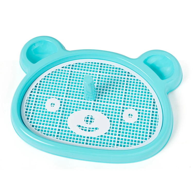 Popular hot selling pet dog toilet plastic high quality bear shaped dog toilet, Blue/pink
Popular hot selling pet dog toilet plastic high quality bear shaped dog toilet, Blue/pink