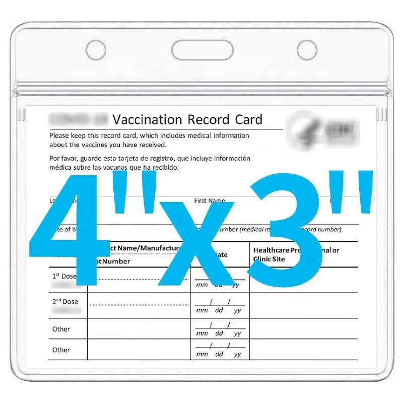 4 X 3 Card Protector Sleeve for Record Card, Badge Cards Holder,Clear Soft Plastic Sleeve with Waterproof, Transparent
4 X 3 Card Protector Sleeve for Record Card, Badge Cards Holder,Clear Soft Plastic Sleeve with Waterproof, Transparent