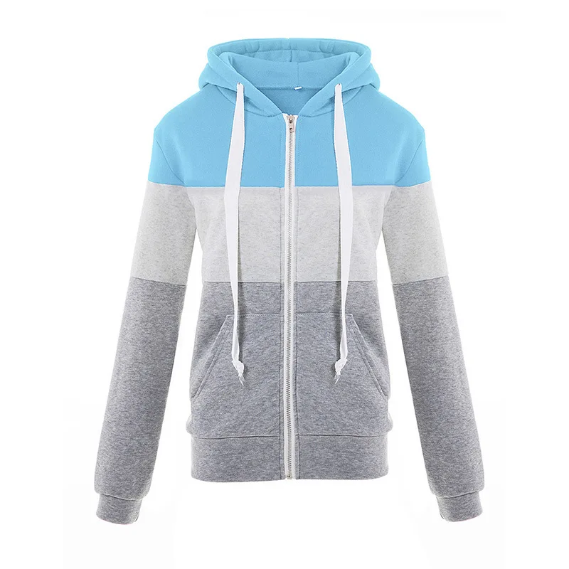 WW-0360 Autumn And Winter Color Matching Motion Hooded Fleece Jacket Frock Fashion Sweater Patchwork Athlete Hoodies, Customized color
WW-0360 Autumn And Winter Color Matching Motion Hooded Fleece Jacket Frock Fashion Sweater Patchwork Athlete Hoodies, Customized color
