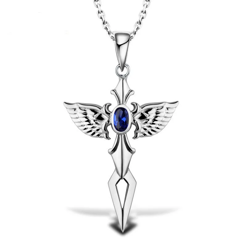 Domineering Angel Sword Necklace Classic Cross Necklace Versatile Wing Necklace for men
Domineering Angel Sword Necklace Classic Cross Necklace Versatile Wing Necklace for men