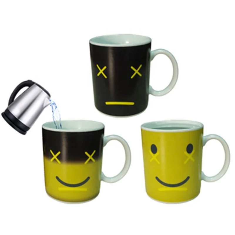 Cartoon Ceramic Black Pattern Cup Customized Anime Color Changing Coffee Cup With Printed Logo, Customized colors acceptable
Cartoon Ceramic Black Pattern Cup Customized Anime Color Changing Coffee Cup With Printed Logo, Customized colors acceptable
