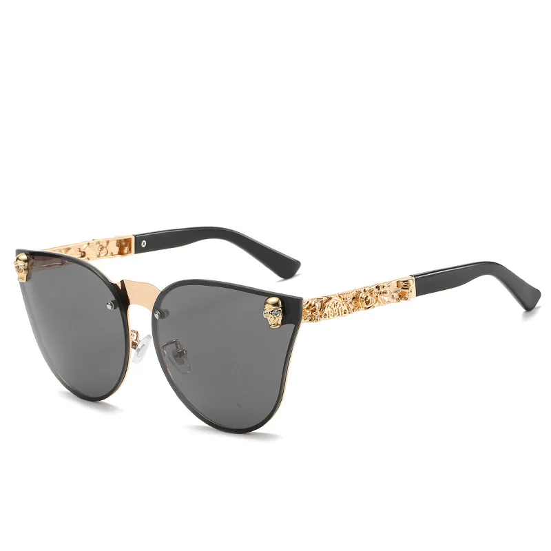 Fashion Women Gothic Cat Eye Sunglasses Skull Eyewear Sunglasses (SK1112), As picture
Fashion Women Gothic Cat Eye Sunglasses Skull Eyewear Sunglasses (SK1112), As picture