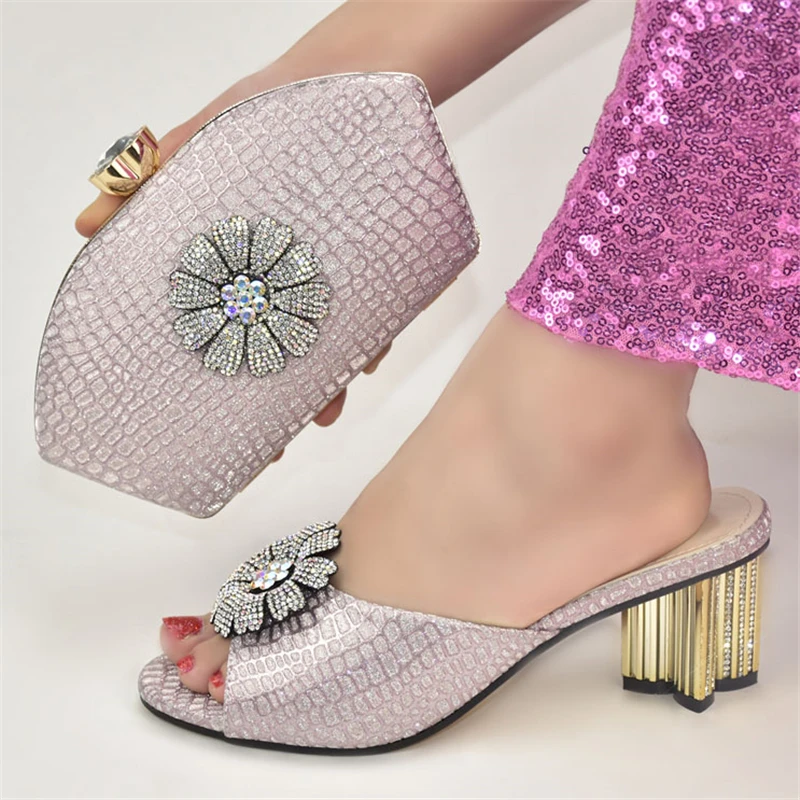 Ladies Dress Shoes for Wedding Women 2021 Fashion Wedding Nigerian Women party pumps with purse slip on low heels, Gold,multi,silver,gray,pink 
Ladies Dress Shoes for Wedding Women 2021 Fashion Wedding Nigerian Women party pumps with purse slip on low heels, Gold,multi,silver,gray,pink