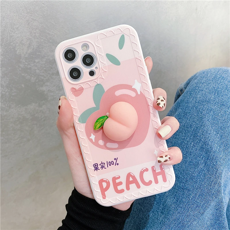 Decompression 3D Funny Peach Phone Cases For iPhone 12 Pro Max Mini 11 Pro Xr Xs Max 8 X 7 Plus Pinch Soft Silicone Back Cover
Decompression 3D Funny Peach Phone Cases For iPhone 12 Pro Max Mini 11 Pro Xr Xs Max 8 X 7 Plus Pinch Soft Silicone Back Cover