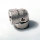 SS316 Stainless Steel Threaded Fittings 90 degree B16.11 Elbow Butt Weld Fitting