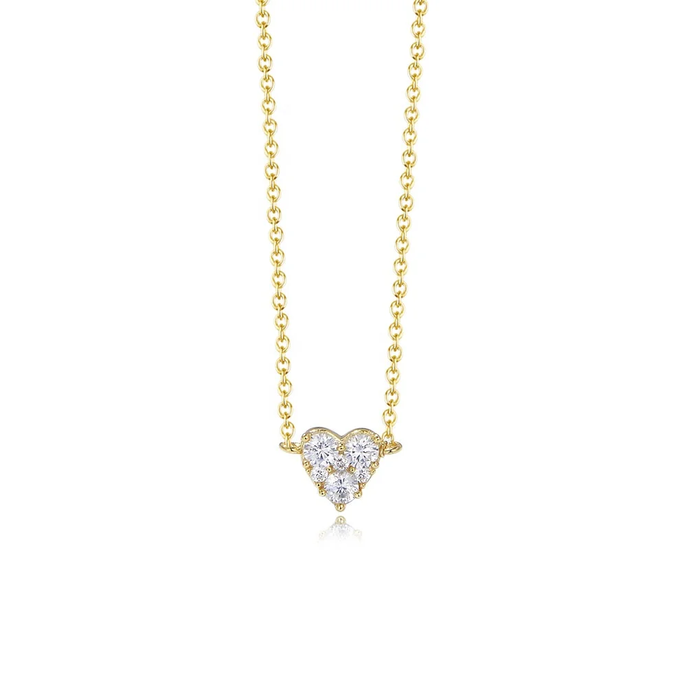Fashion Mini Love Collar 925 Sterling Silver 14k Gold plated charm Chain Simple Heart Zircon Necklace Jewelry For Women Valentin
Fashion Mini Love Collar 925 Sterling Silver 14k Gold plated charm Chain Simple Heart Zircon Necklace Jewelry For Women Valentin