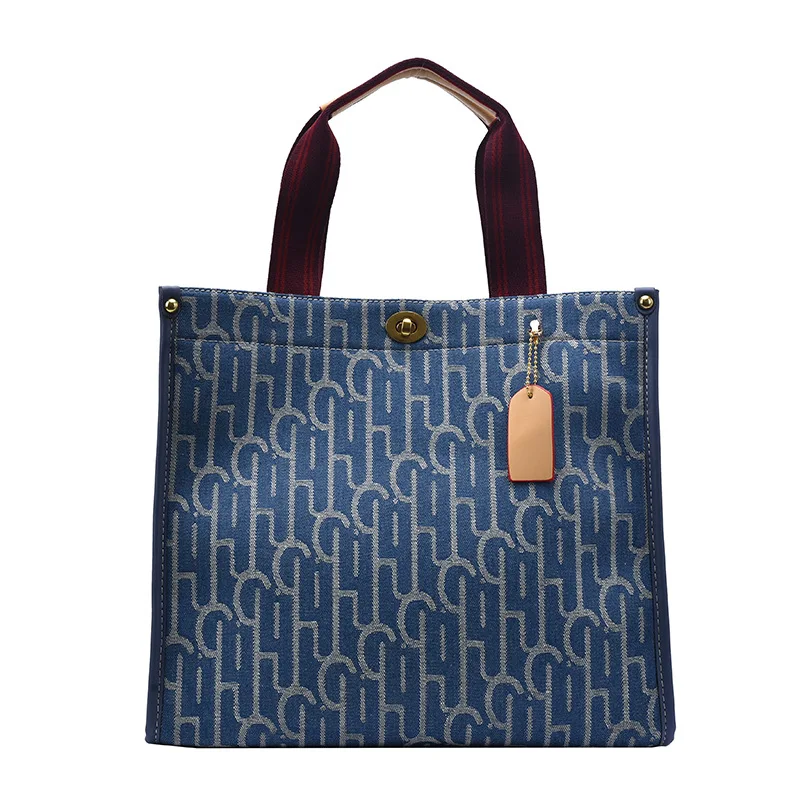 2022 Wholesale Female Portable Strap French Canvas Jean Texture Tote Bag Large Capacity Shoulder Messenger Bag For Women
2022 Wholesale Female Portable Strap French Canvas Jean Texture Tote Bag Large Capacity Shoulder Messenger Bag For Women