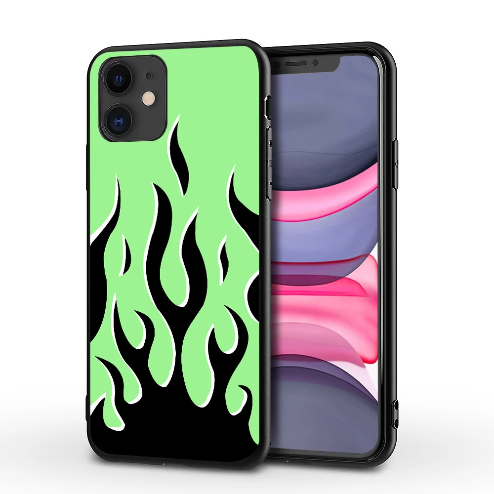 Trendy Mobile Phone In Europe And America Multicolor Flame Phone Case For Iphone 11 12 13 SE Pro Max Phone Case Wholesale
Trendy Mobile Phone In Europe And America Multicolor Flame Phone Case For Iphone 11 12 13 SE Pro Max Phone Case Wholesale