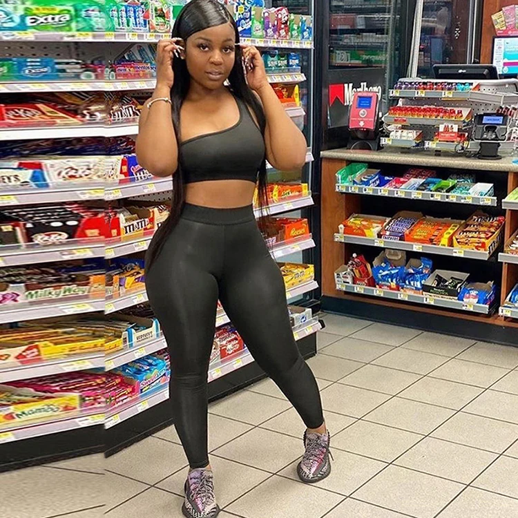 Summer Jogger Tracksuit One Shoulder Crop Cropped Two Pcs Set Long Pants Outfit Blank Tracksuits Wholesale Track Suits For Lady, White,black
Summer Jogger Tracksuit One Shoulder Crop Cropped Two Pcs Set Long Pants Outfit Blank Tracksuits Wholesale Track Suits For Lady, White,black