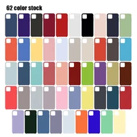 

62 color stock liquid silicone Original phone TPU case cover For iPhone X Xs Xr 7 8 plus