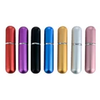 Wholesale 5ml Mini Travel Pocket Refillable Aluminum Empty Atomizer Spray Glass Perfume Bottle