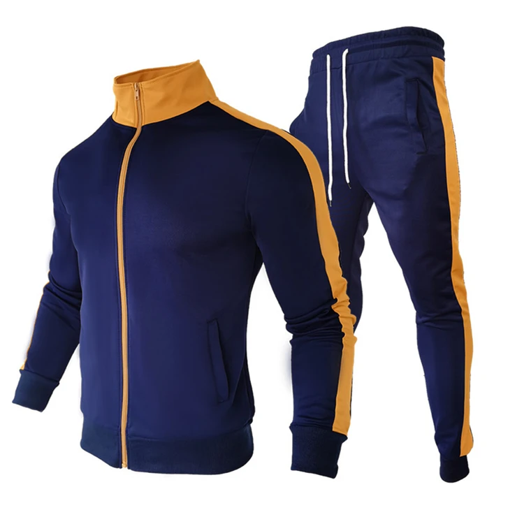 2021 Fashion suits set for men Autumn winter men tracksuit set cotton zipper jackets with side pockets customize men jogger set
2021 Fashion suits set for men Autumn winter men tracksuit set cotton zipper jackets with side pockets customize men jogger set