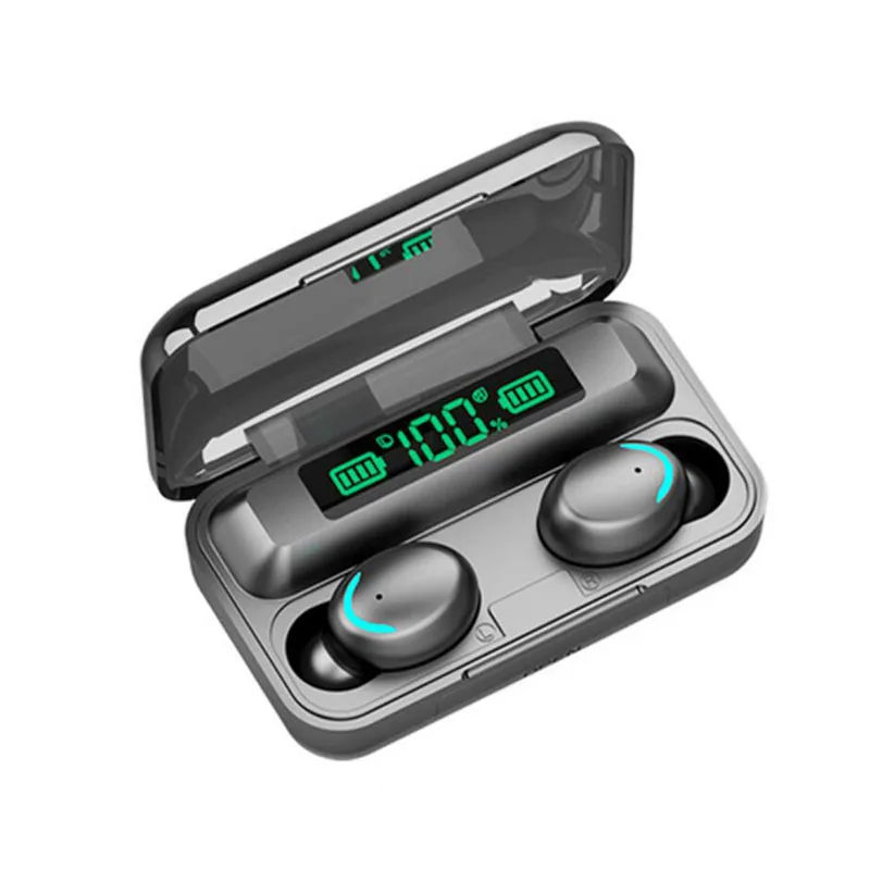 TWS Audifonos F9 5C 2000mAh Power Bank Headphone Wireless Earphones Earbuds F9-10 With LED Display Charging Case For iphone
TWS Audifonos F9 5C 2000mAh Power Bank Headphone Wireless Earphones Earbuds F9-10 With LED Display Charging Case For iphone
