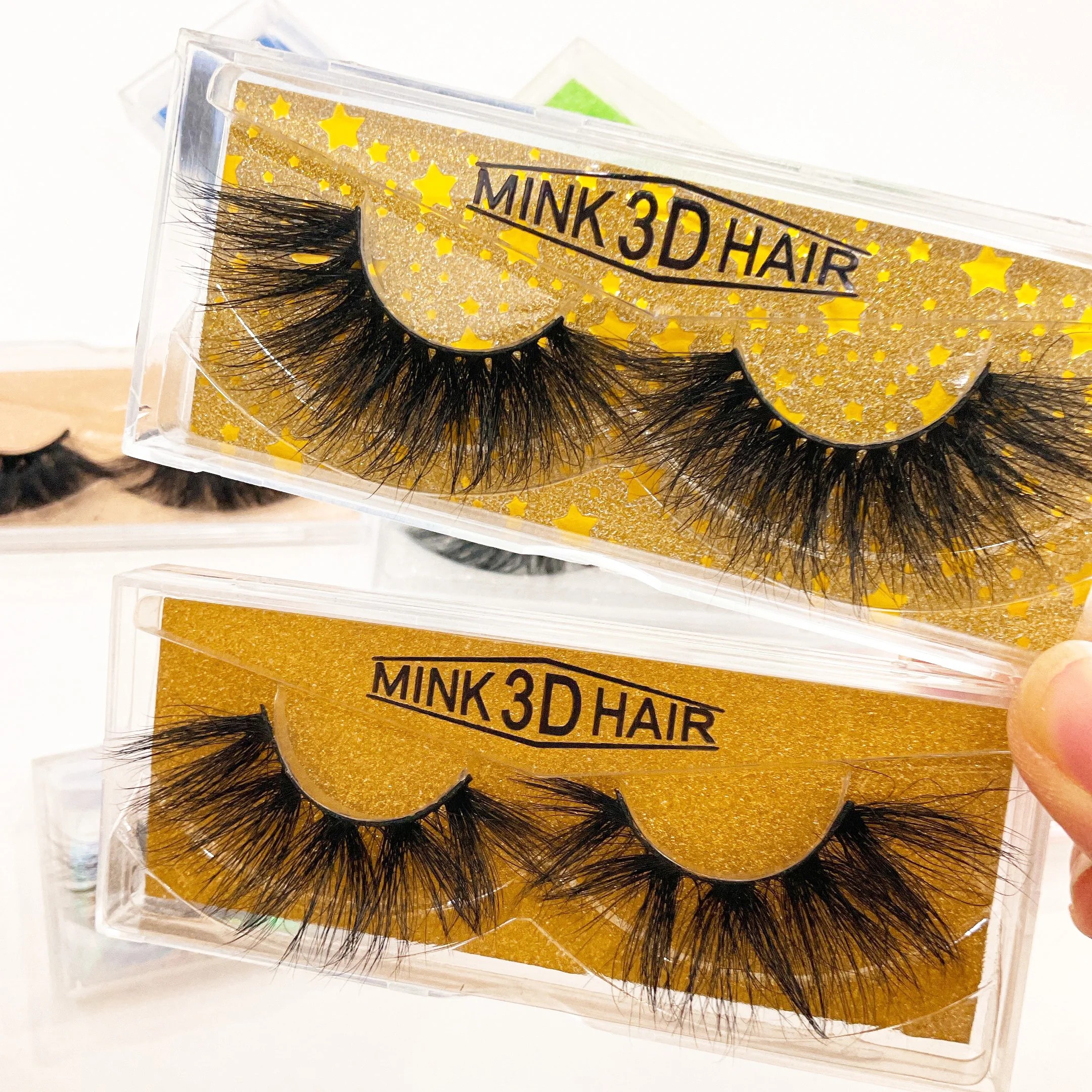 Wholesale Private Label 100% mink lashes 25 mm 3d Mink Lashes 25mm Eyelashes Full Strip Lashes With Custom Packaging, Black
Wholesale Private Label 100% mink lashes 25 mm 3d Mink Lashes 25mm Eyelashes Full Strip Lashes With Custom Packaging, Black
