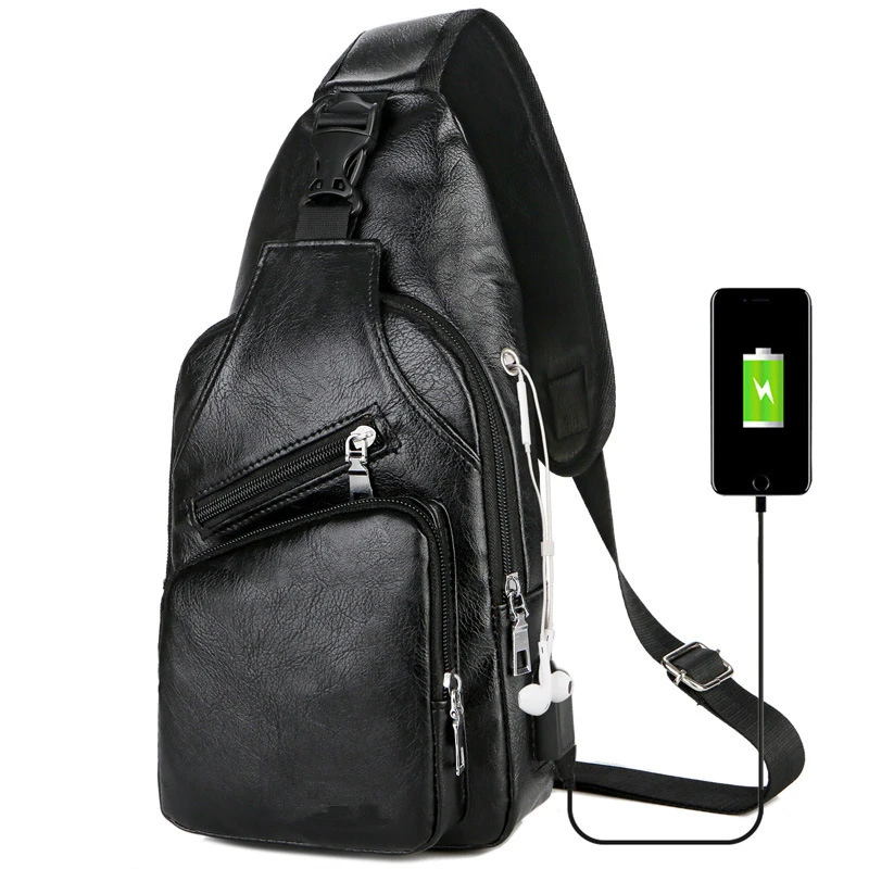 Waterproof Vintage Anti-Theft Crossbody Sling Bag Chest Genuine Leather Single Shoulder Bag with USB Charging Port
Waterproof Vintage Anti-Theft Crossbody Sling Bag Chest Genuine Leather Single Shoulder Bag with USB Charging Port