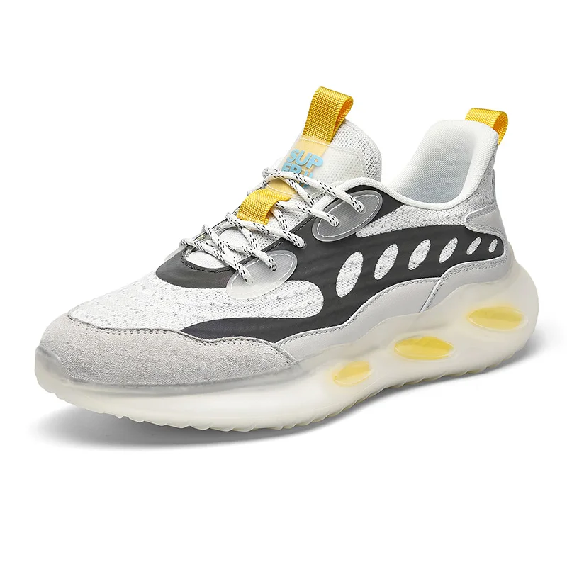 New summer sports style single men's Yeezy shoes casual versatile breathable running shoes outdoor sneaker shoes for man, White black grey
New summer sports style single men's Yeezy shoes casual versatile breathable running shoes outdoor sneaker shoes for man, White black grey