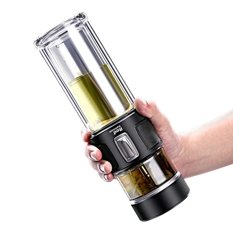 2019 Hot sale Tea Infuser Glass Bottle -Redsalmon Thick Double Wall Glass Tumbler with Stainless Steel Tea Separator and filter, Black,blue,coffee,red
2019 Hot sale Tea Infuser Glass Bottle -Redsalmon Thick Double Wall Glass Tumbler with Stainless Steel Tea Separator and filter, Black,blue,coffee,red