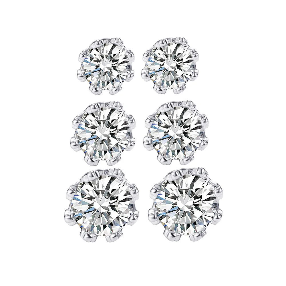 Simple fashion zircon ear studs Korean design Amazon crown-shaped jewelry wholesale stud earring
Simple fashion zircon ear studs Korean design Amazon crown-shaped jewelry wholesale stud earring