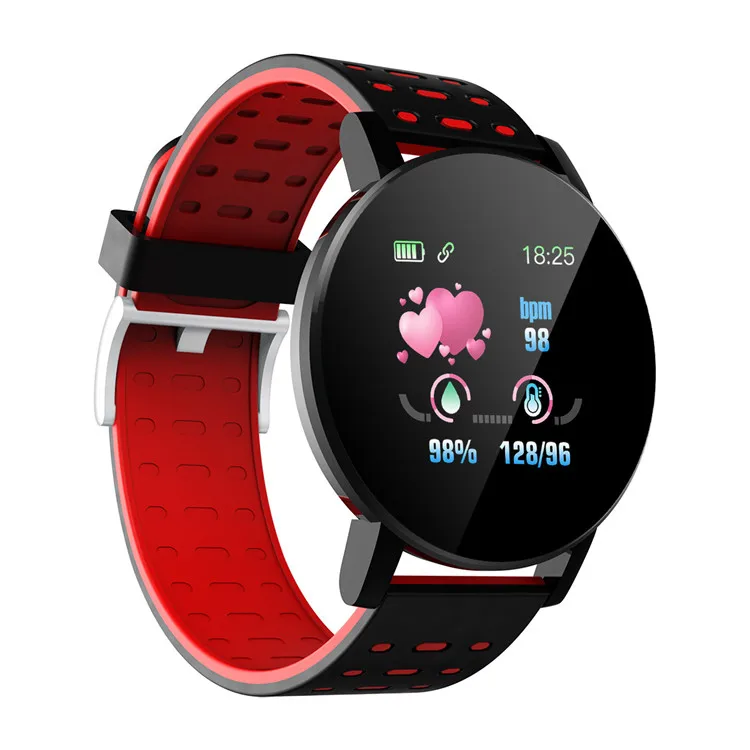2021 Round 119 Plus Digital Watches With Heart Rate Monitor And Blood Pressure Monitor Smartwatch, Black white pink
2021 Round 119 Plus Digital Watches With Heart Rate Monitor And Blood Pressure Monitor Smartwatch, Black white pink