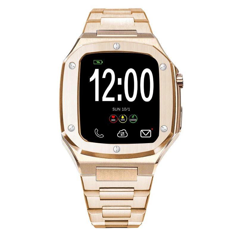 44mm Luxury Stainless Steel Case Custom Logo Watch Case For Apple Series 4/5/6 Iwatch
44mm Luxury Stainless Steel Case Custom Logo Watch Case For Apple Series 4/5/6 Iwatch