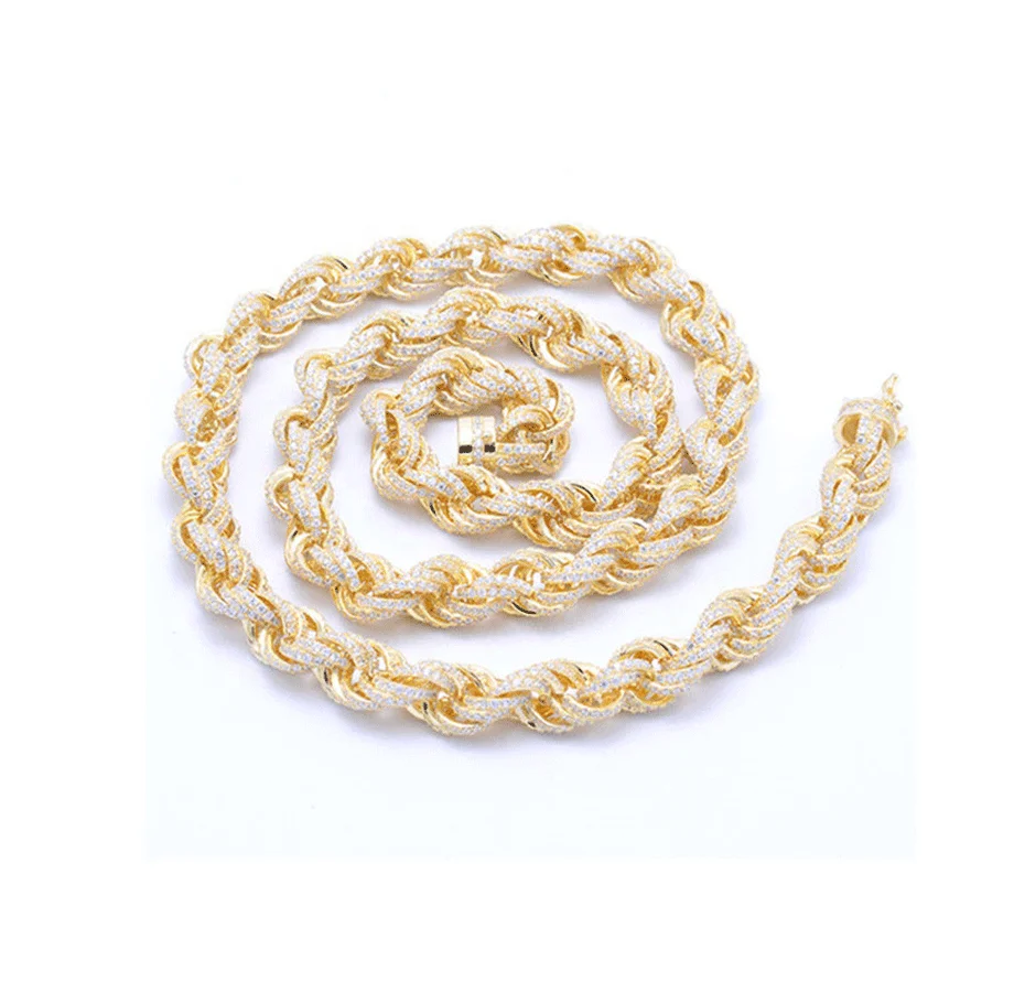 Newest 14k 18k Brass Gold Plated Hip Hop CZ Bracelets,Cuban Rope Link Chain Necklace Bracelet, Silver/gold color
Newest 14k 18k Brass Gold Plated Hip Hop CZ Bracelets,Cuban Rope Link Chain Necklace Bracelet, Silver/gold color