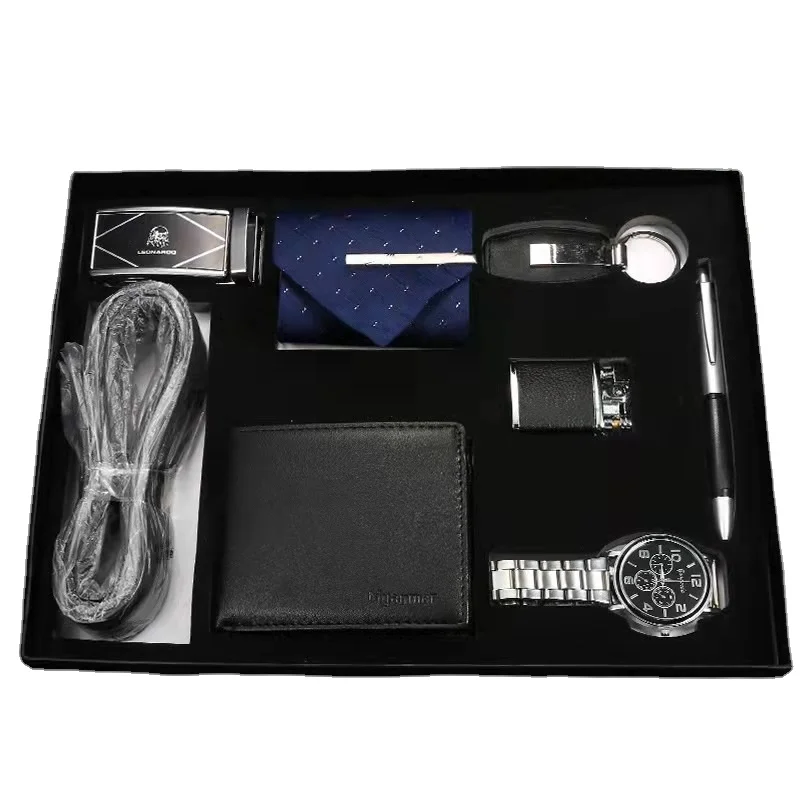 Modern Business Men's Leather Watch Wallet set Creative Handmade Gift Box Square Purse Leather Watches Sets For Gift
Modern Business Men's Leather Watch Wallet set Creative Handmade Gift Box Square Purse Leather Watches Sets For Gift