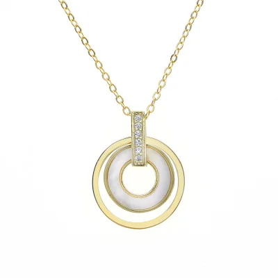 Fashion Design Geometric Hollow Pendant Necklace With White Pearl Silver 925, As picture
Fashion Design Geometric Hollow Pendant Necklace With White Pearl Silver 925, As picture