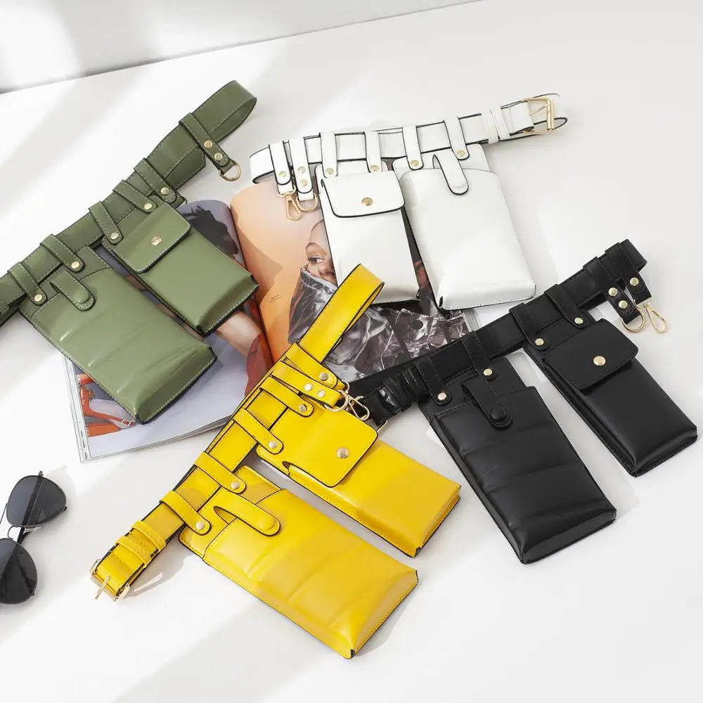 FANLOSN Fashion Mini Leather Belt Pouch Women Bags Set Little Girl Purses, White,yellow,black,green,any color you need
FANLOSN Fashion Mini Leather Belt Pouch Women Bags Set Little Girl Purses, White,yellow,black,green,any color you need