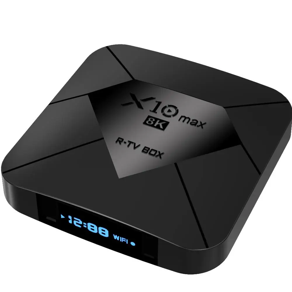 Cheapest Set top box S905x3 x10 max 4gb 32gb 2.4g 5g dual wifi android 9.0 satellite tv receiver r-tv box x10 max
Cheapest Set top box S905x3 x10 max 4gb 32gb 2.4g 5g dual wifi android 9.0 satellite tv receiver r-tv box x10 max