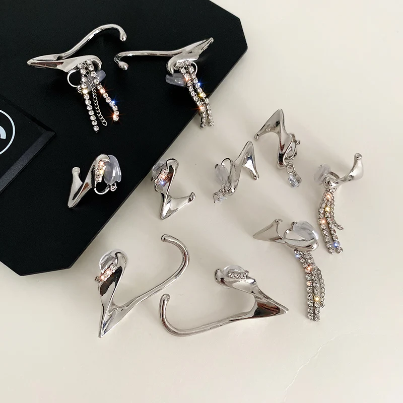 new design crystal trendy cuff earrings no piercing
new design crystal trendy cuff earrings no piercing