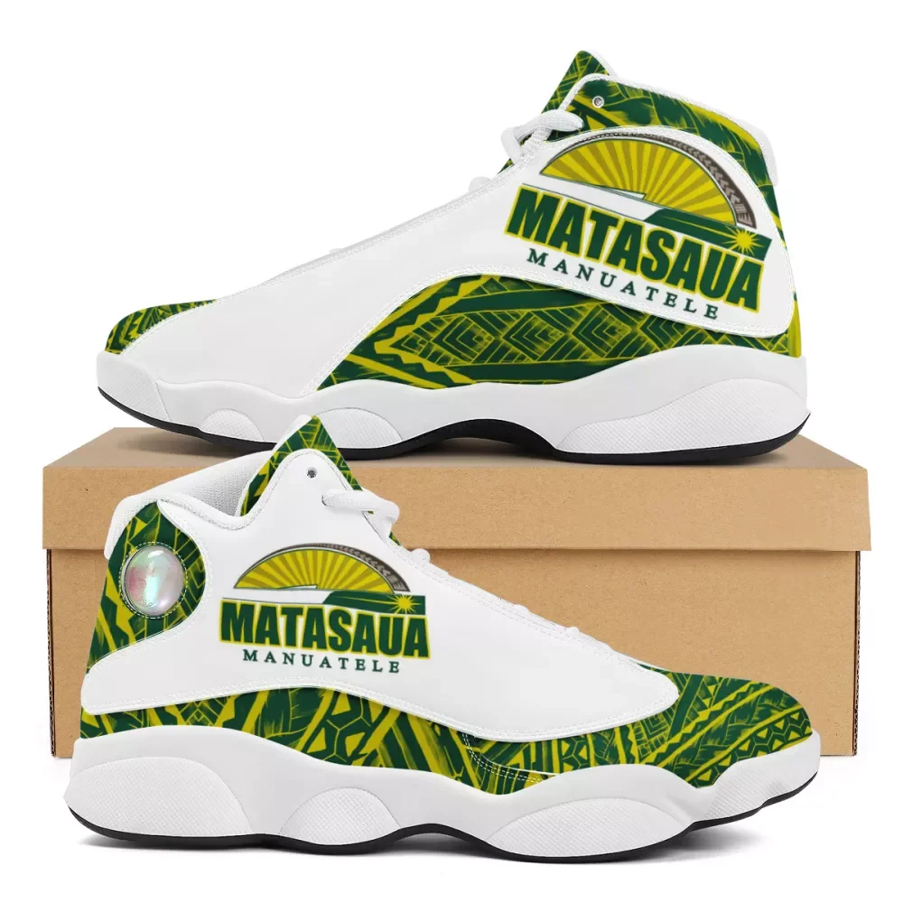 Low MOQ MATASAUA Manuatele Sneakers Polynesian Samoa Tribal Mascot Running Shoes Sports Team Logo Custom Men Basketball Sneakers, Custom color
Low MOQ MATASAUA Manuatele Sneakers Polynesian Samoa Tribal Mascot Running Shoes Sports Team Logo Custom Men Basketball Sneakers, Custom color