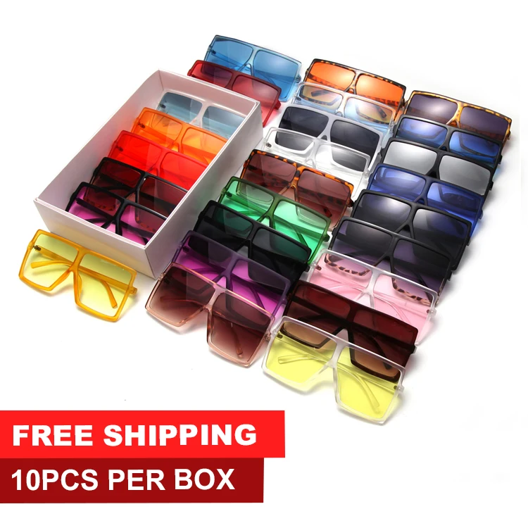 Kenbo 2021 Free Shipping 10pcs Per Box Sunglasses Fashion Promotional Oversized Square Women Sunglasses Fast Shipping
Kenbo 2021 Free Shipping 10pcs Per Box Sunglasses Fashion Promotional Oversized Square Women Sunglasses Fast Shipping