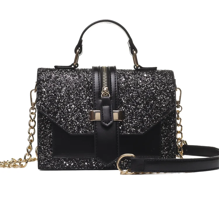 New fashion luxury ladies chain sequin flap single shoulder crossbody bag mini square hand bags for women, Black,white
New fashion luxury ladies chain sequin flap single shoulder crossbody bag mini square hand bags for women, Black,white